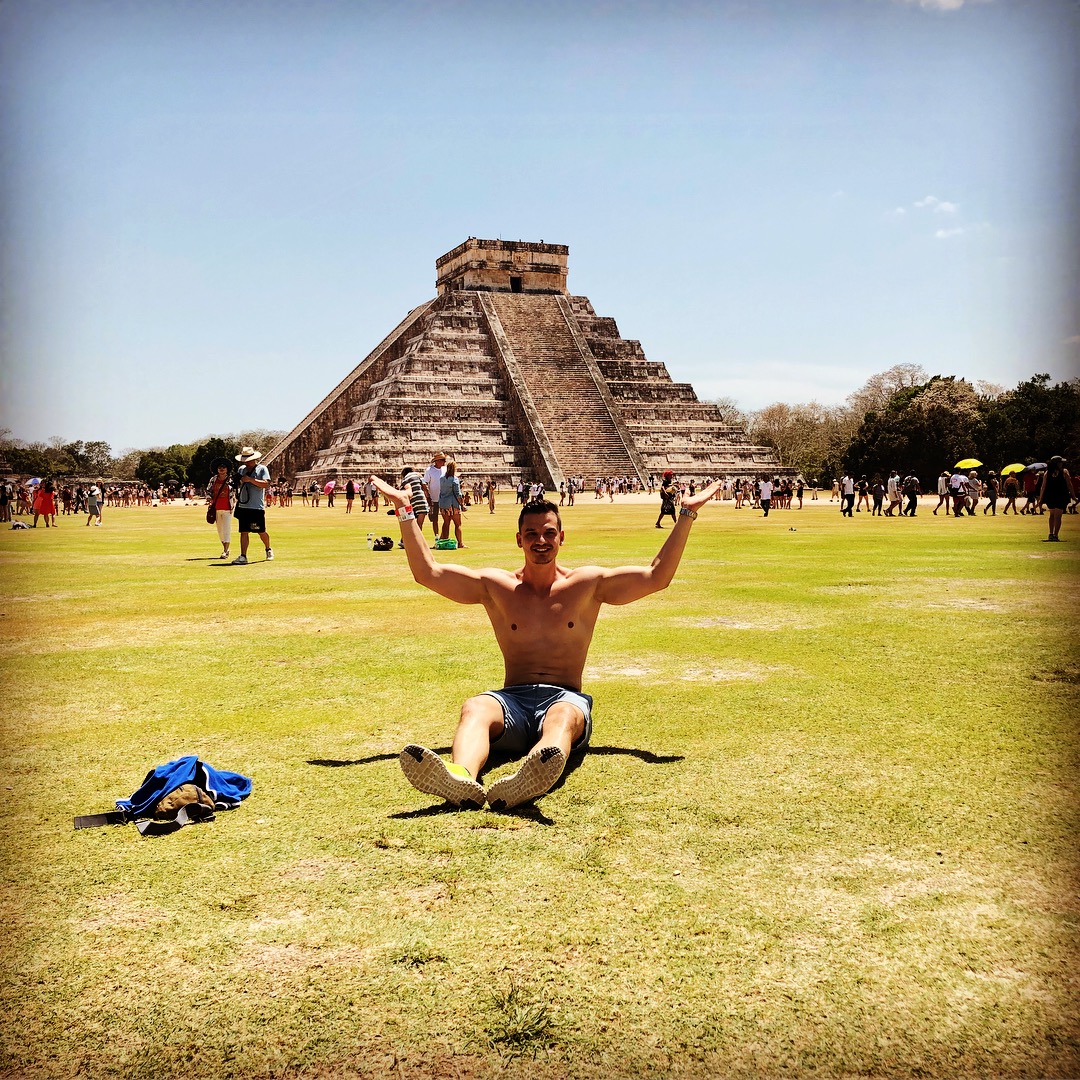 Boban Dedovic at Chichen Itza, Mexico